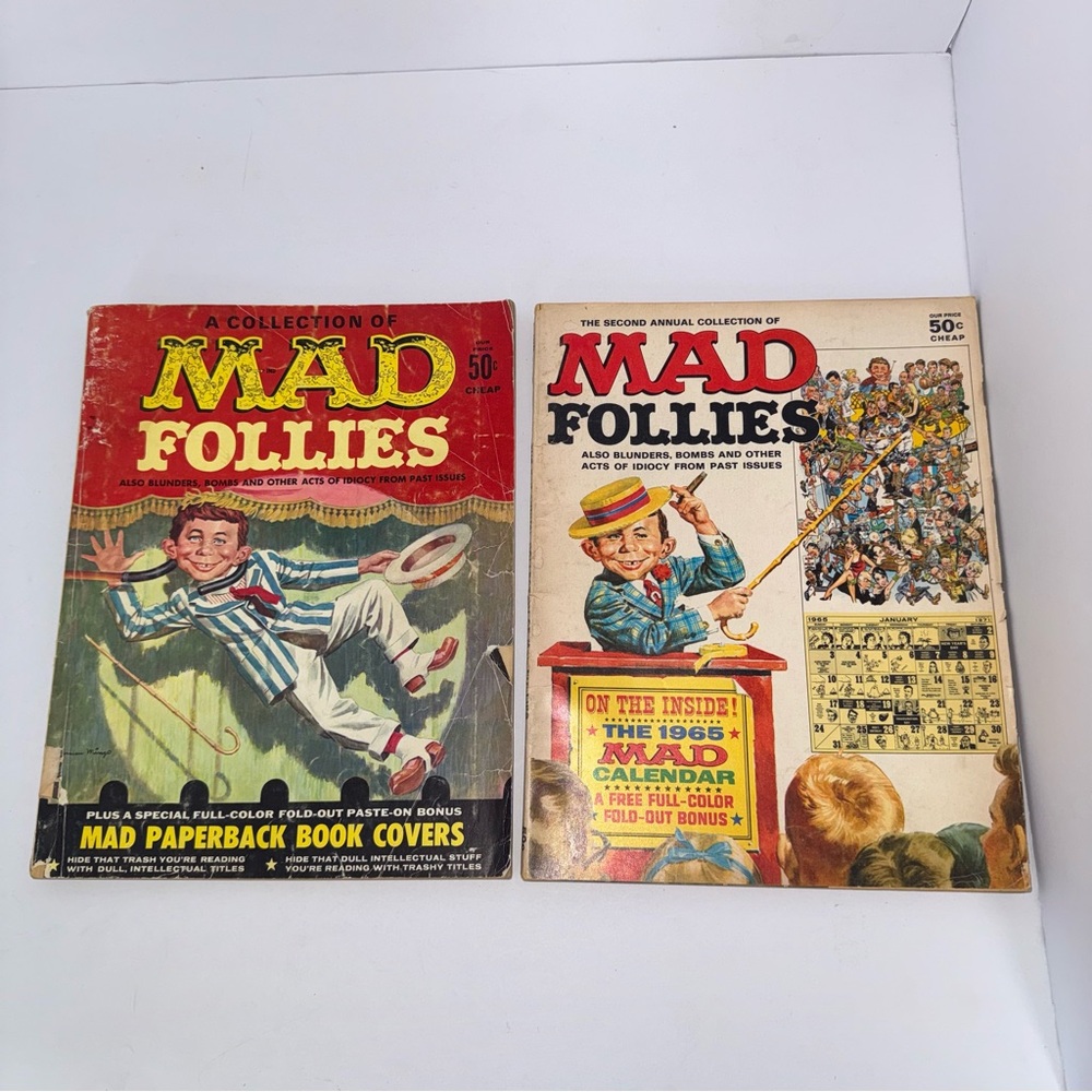 2 MAD Follies Comic Book Collection